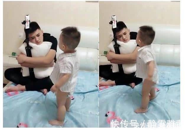 宝宝|宝宝晚上不让爸爸睡觉,爸爸想了一个办法,网友太有才了