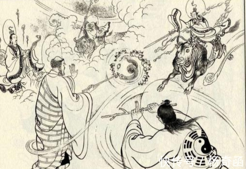 燃灯#诛仙阵一战,四圣对付通天教主绰绰有余,为何还要带孔宣和燃灯?