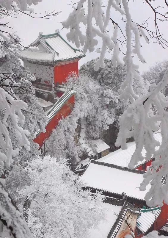 风雪|风雪武当山,仙境藏玄机!大雪封山时,道人、隐士都在干什么!