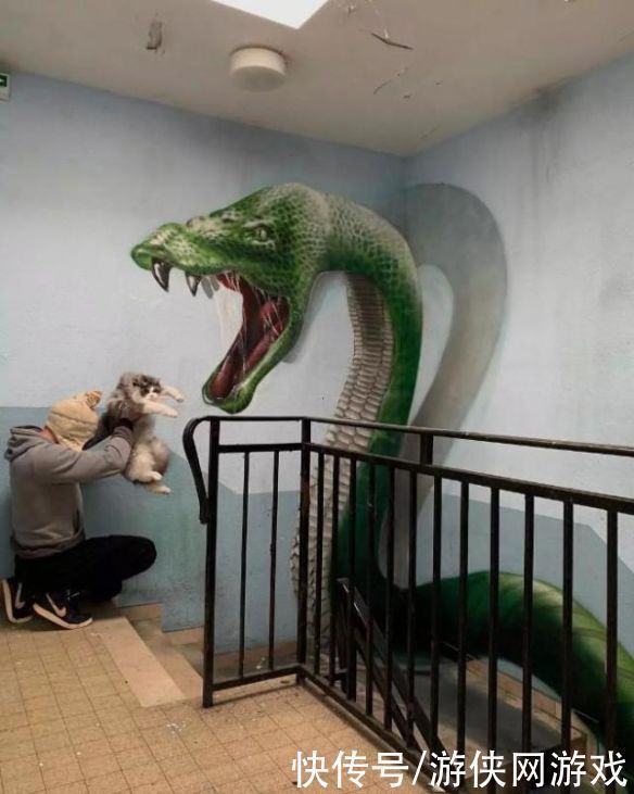 涂鸦$令人惊叹的错觉体验!30个逼真的街头涂鸦艺术太神奇