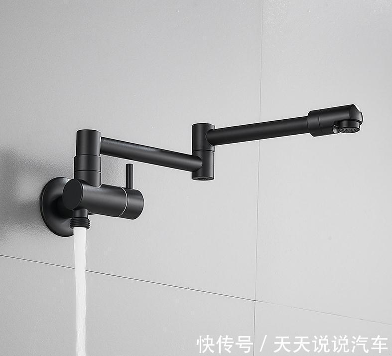 水槽|厨房装修记得留个洞,装上折叠水龙头,太实用了
