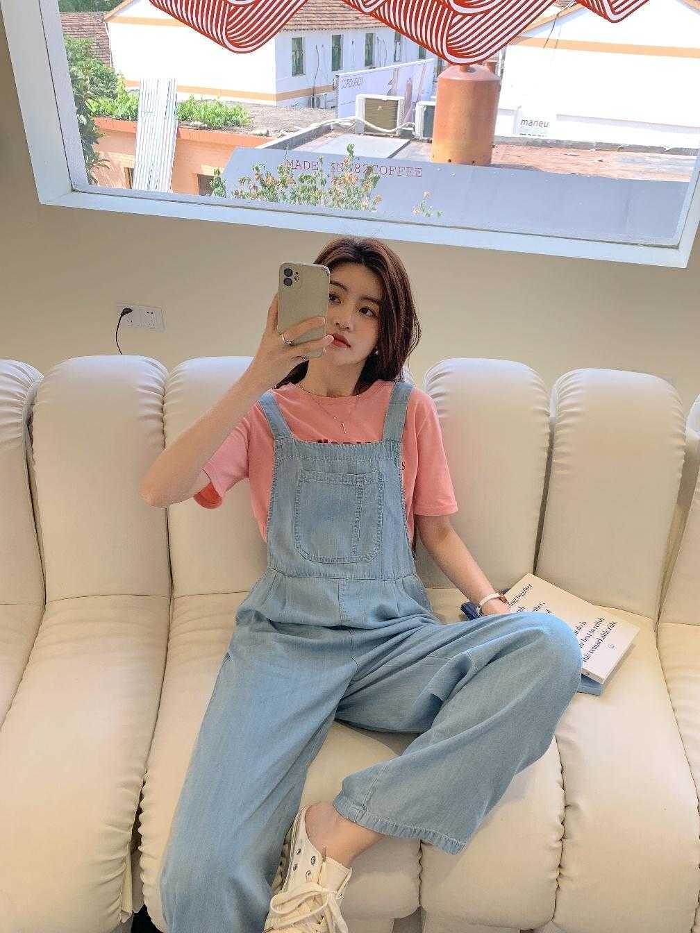 稚嫩|背带裤是年轻的代表,原来30+还可以这样穿,青春洋气