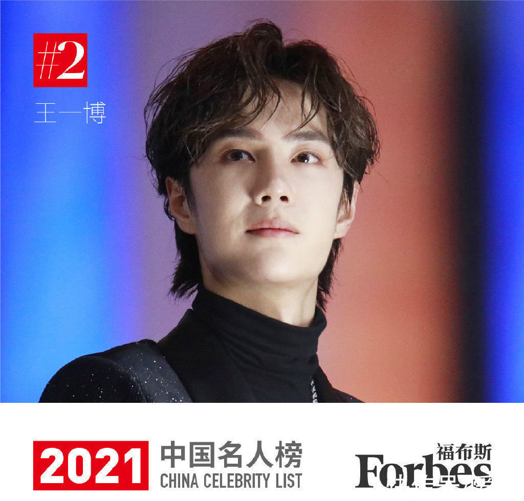 中文版|210821《福布斯》中文版第16次推出中国名人榜 王一博一路稳扎稳打升至第二名