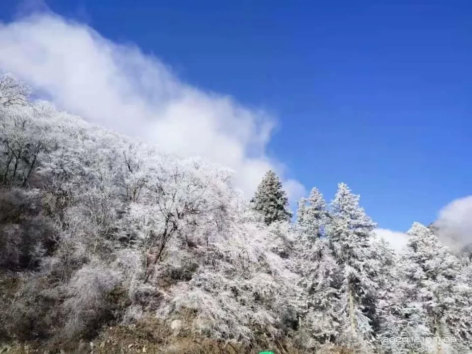 实拍！2021汶川第一场雪，来来来啦！