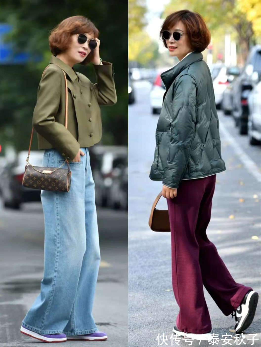 针织开衫 女人再懒,也别穿棉睡衣出门!50岁“大妈”教你这样穿:优雅显高级!