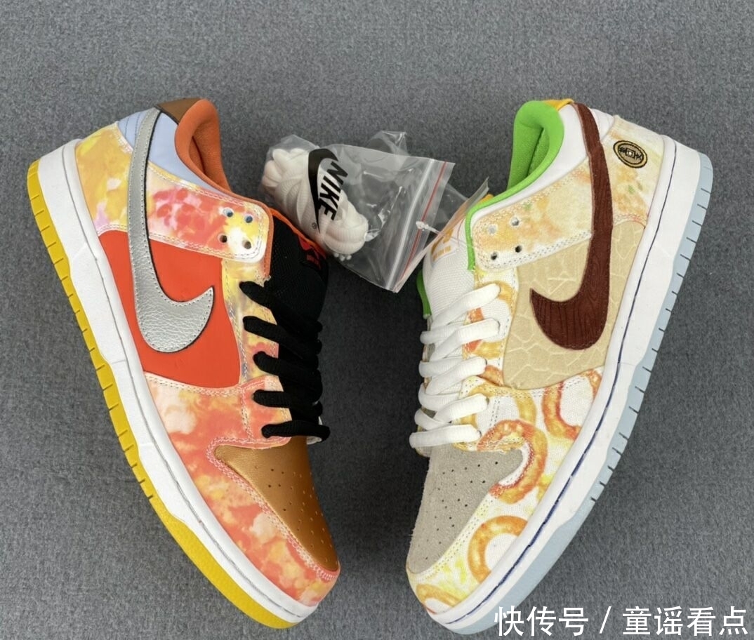 干饭人专属潮鞋，上脚个性十足！耐克Dunk SB食神鸳鸯开箱测评