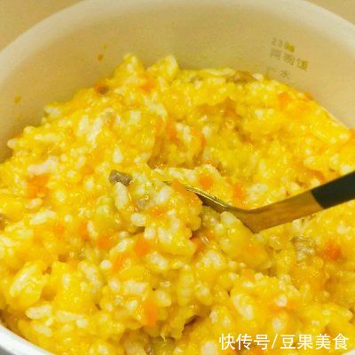 南瓜|南瓜瘦肉焖饭 10+宝宝辅食