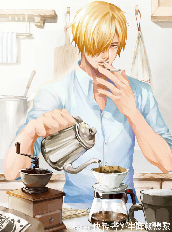 布鲁克|海迷必备草帽团壁纸索隆月下独酌,甚平披锦袍显“豪横”气