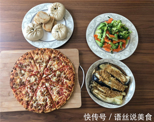 周末老婆做的饭菜,中西合璧,味道真不错,你会做吗