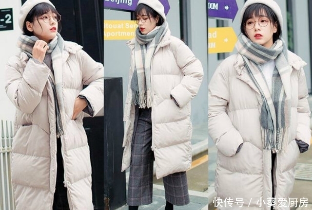 围巾|冬天羽绒服+围巾,这么搭原来可以这么好看,时髦保暖又显瘦!