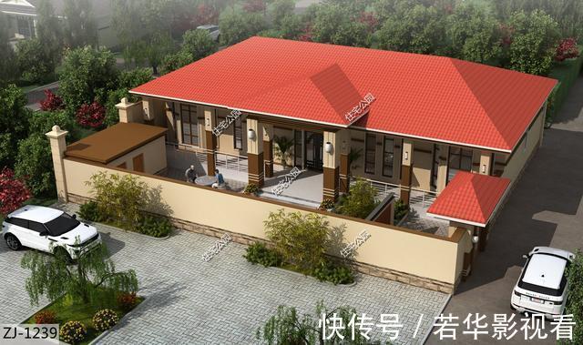 养老房|10套农村一层养老房,有院子有火炕,15万的造价盖哪套都不亏