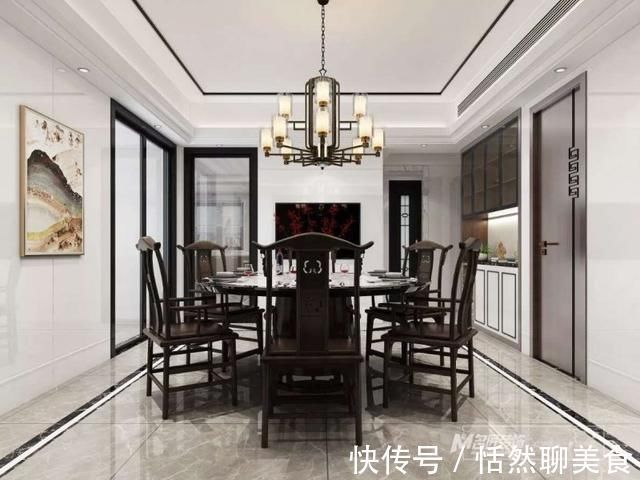 中式|181平米的中式风装修，这套四居室简直就是让人宁静的心灵港湾