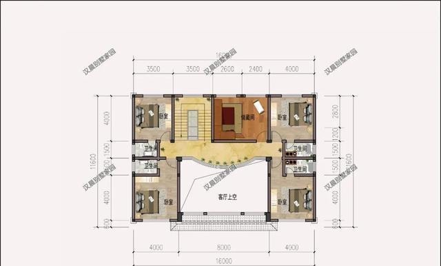 别墅|新中式别墅经久耐看有韵味，二层三层设计挑空客厅美观又大气