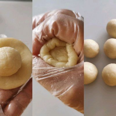 月饼|#鲜到鲜得,月满中秋,沉鱼落宴#辣白菜鲜肉月饼