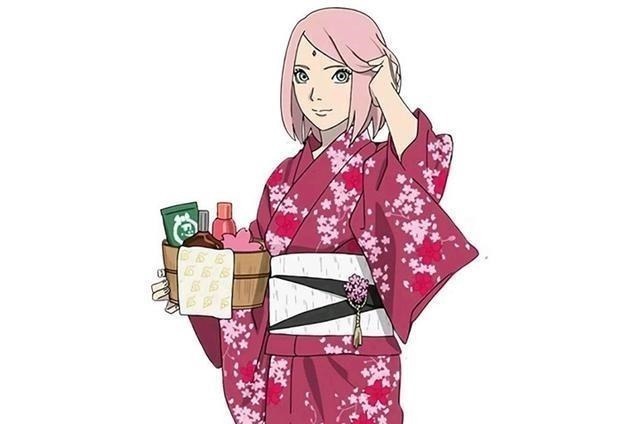 小南|火影和服画风来袭,小南和服版太过抢眼,鸣人成流浪汉