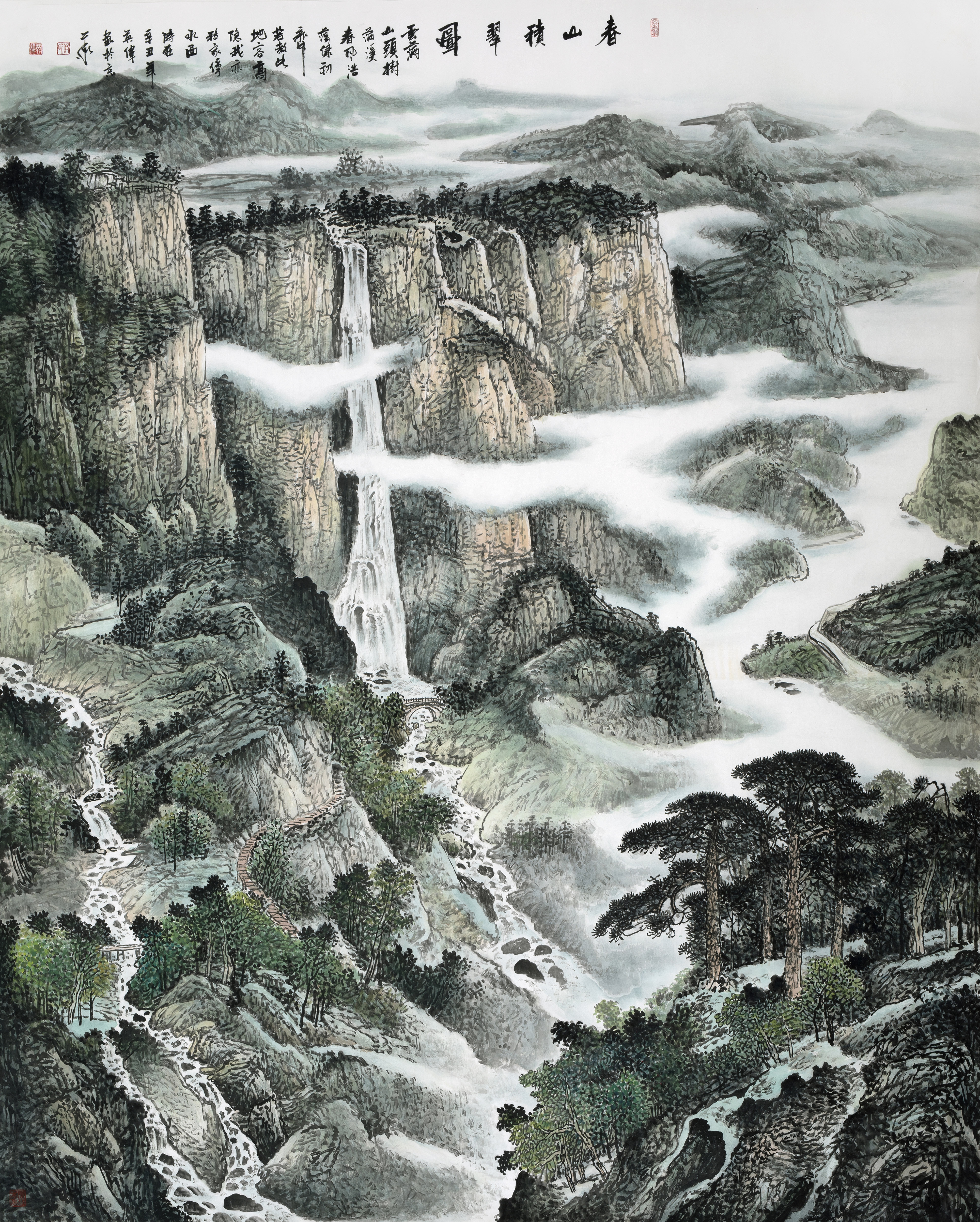 悠悠然|付英伟画家当代画坛勤奋实践者