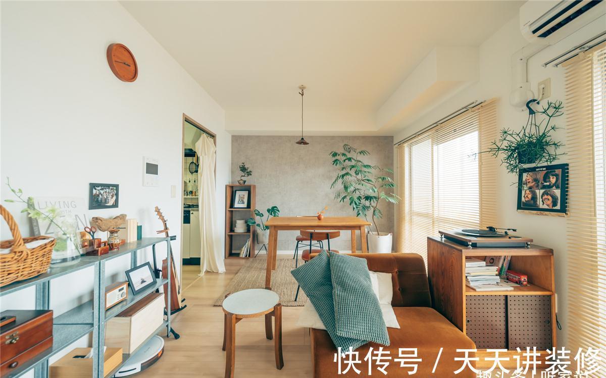 餐厅|一对日本新婚夫妇,住进56㎡小房子,面积虽小却整洁干净,太治愈