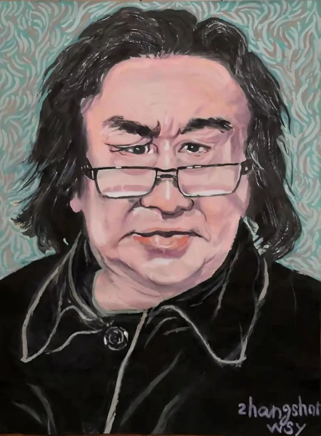 杨大眼造像@中西结合笔传情·锐意创新始通神——张山绘画人物山水艺术新貌