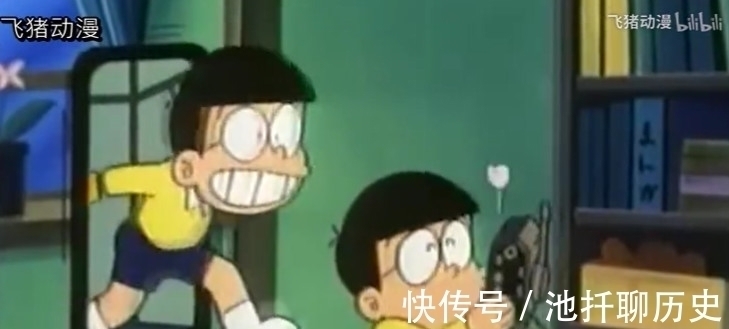 镜子|哆啦A梦:镜子中的大雄丑陋之极,堪称童年阴影,小心镜子里的你