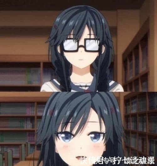 眼镜|动漫中一副眼镜封印了一张脸,摘掉眼镜,网友爱了,爱了