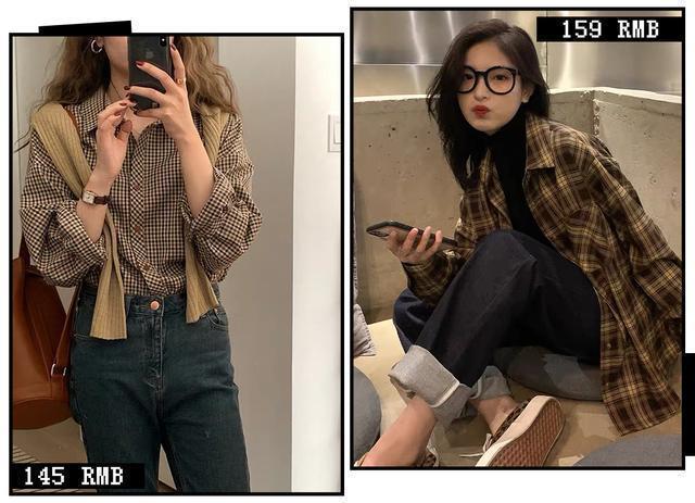 长袖T恤|外套+针织衫,外套+连衣裙,秋冬这么穿时髦又好看