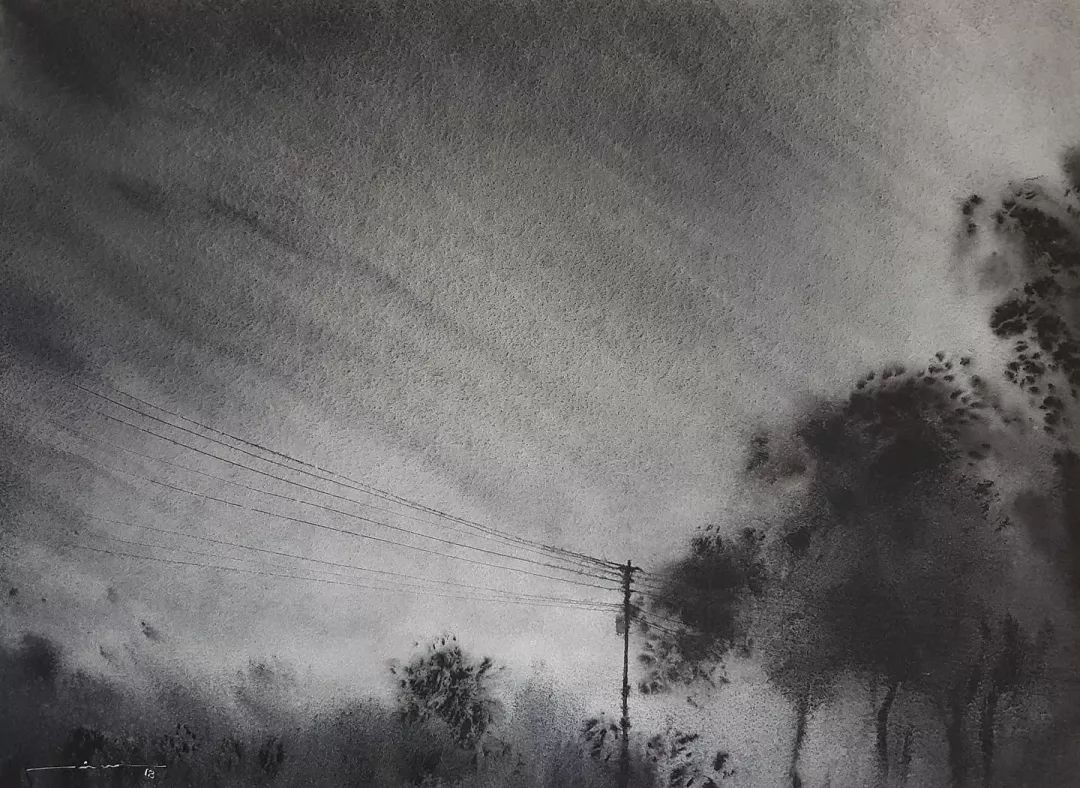 画家&秘鲁画家 尼古拉斯 水墨淋漓的水彩画