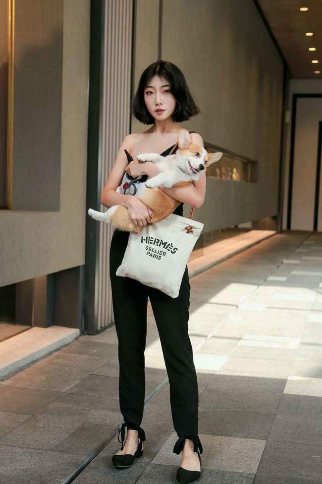 上衣 黑色上衣配包臀裙的女神,腿型完美漂亮迷人,不失性感韵味