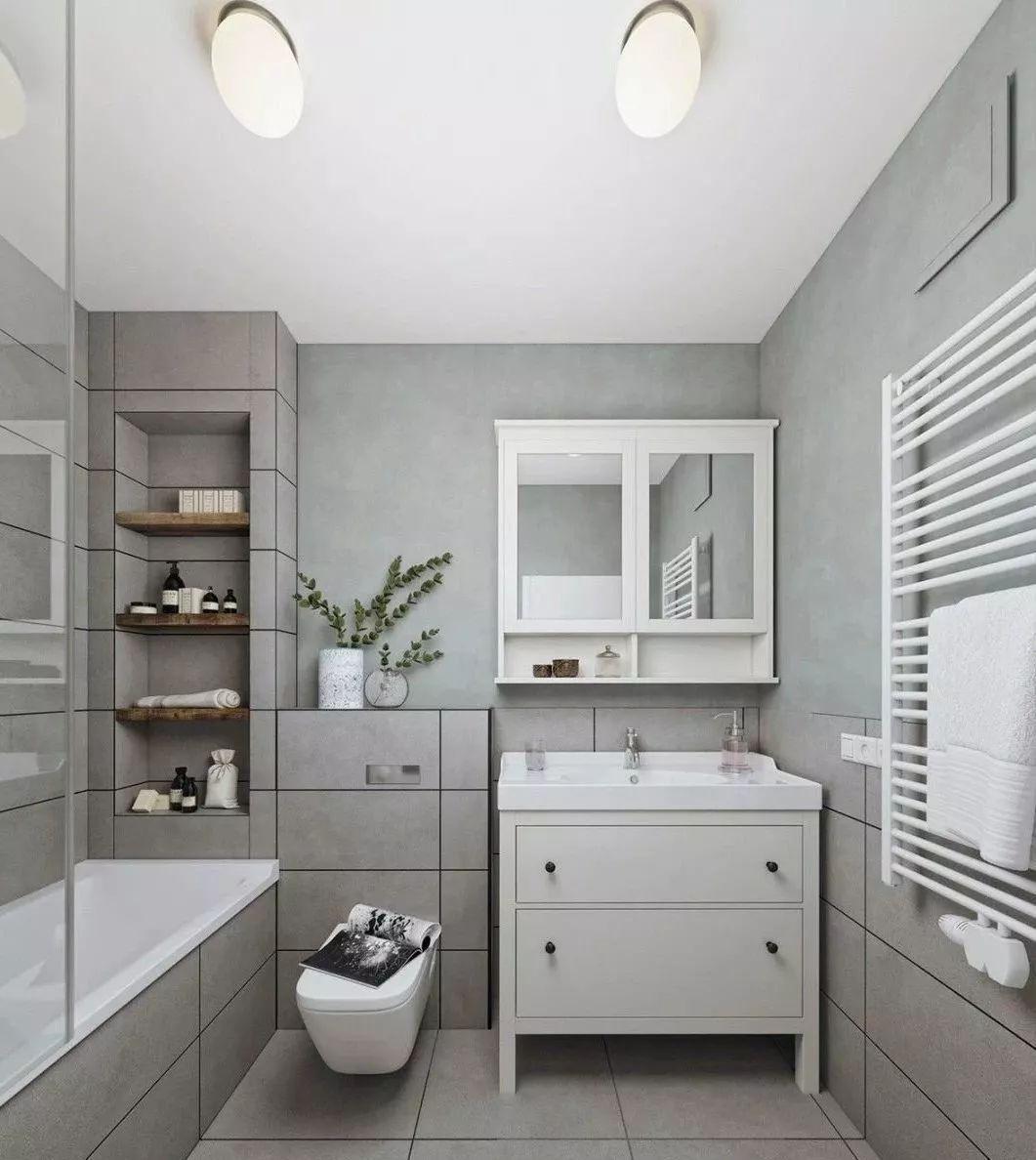 洗手盆|卫生间的10个设计原则,让小卫生间装出豪宅的大气感!