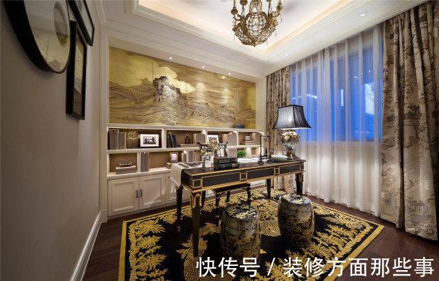 装修|110平欧式三居室,实力诠释“居无石不雅”的豪华大气感