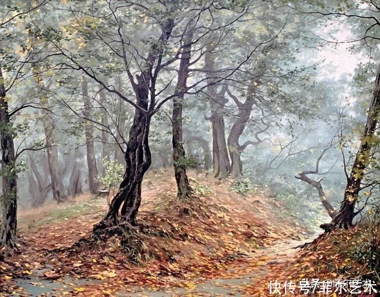 油画|「风景油画」安静的风景，唤醒了人们美好的感觉和回忆