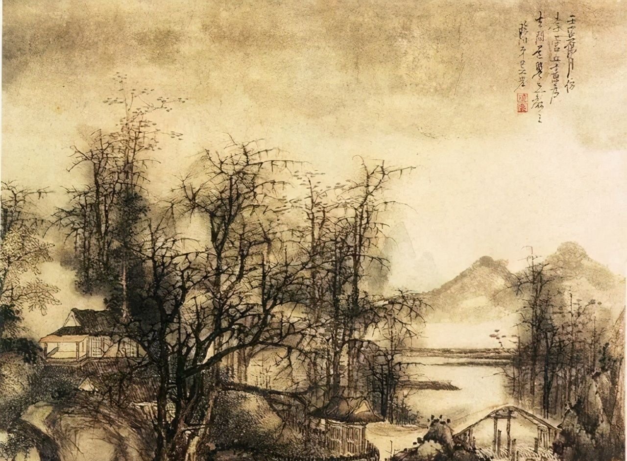 竹林!中国画如何画松树、丛树、柳树、竹林,中国画树的画法大全
