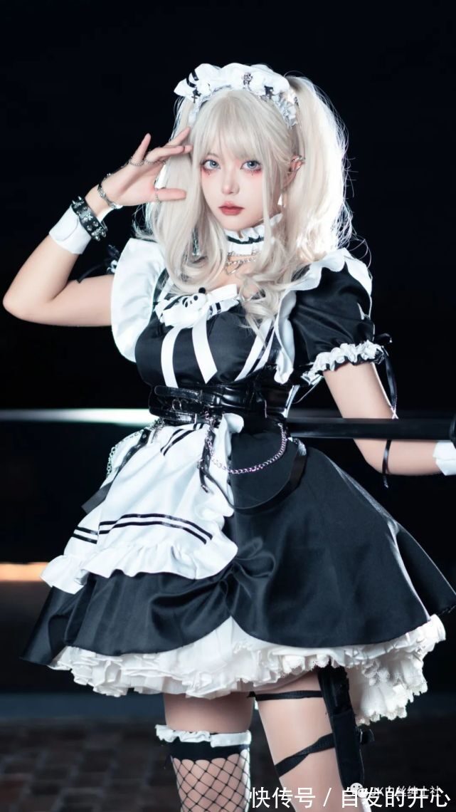 万圣节|cos:万圣节自设战斗女仆cos正片