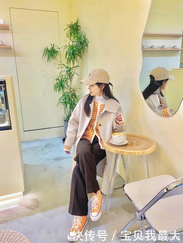 大衣+运动鞋,大衣+短靴,冬季这么穿气质又好看