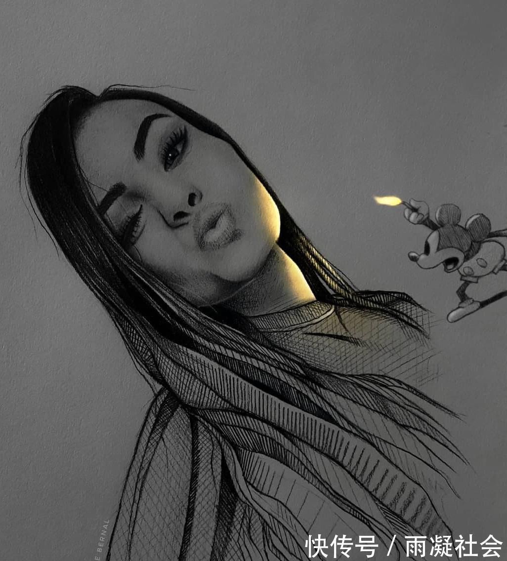 笔刷&素描会发光想要画出这种效果,其实只需几分钟