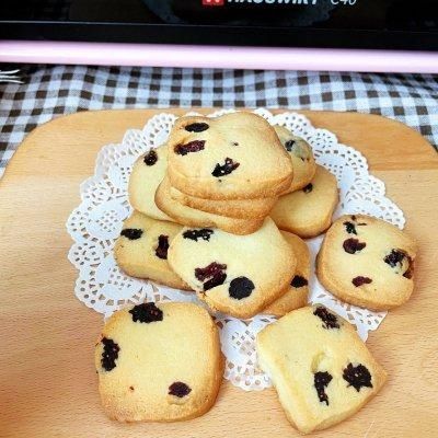 大人小孩都爱吃的??无需打发的蔓越莓饼干,学起来