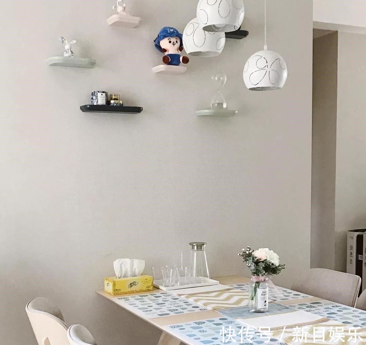 电视机|终于入住新房,漂亮极了,入户鞋柜特别喜欢,忍不住晒晒全屋!