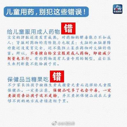 孩子|家长必看！这些药品孩子禁用或慎用！