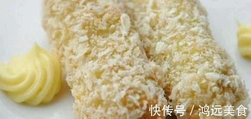 香蕉段|香蕉别总生吃了，做成简单的小甜品，外酥里嫩，大人小孩都爱吃