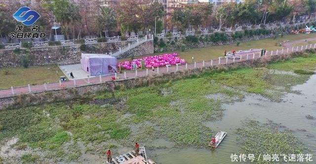 茂名小东江超级月亮下水，沿江路开始变身星光大道！