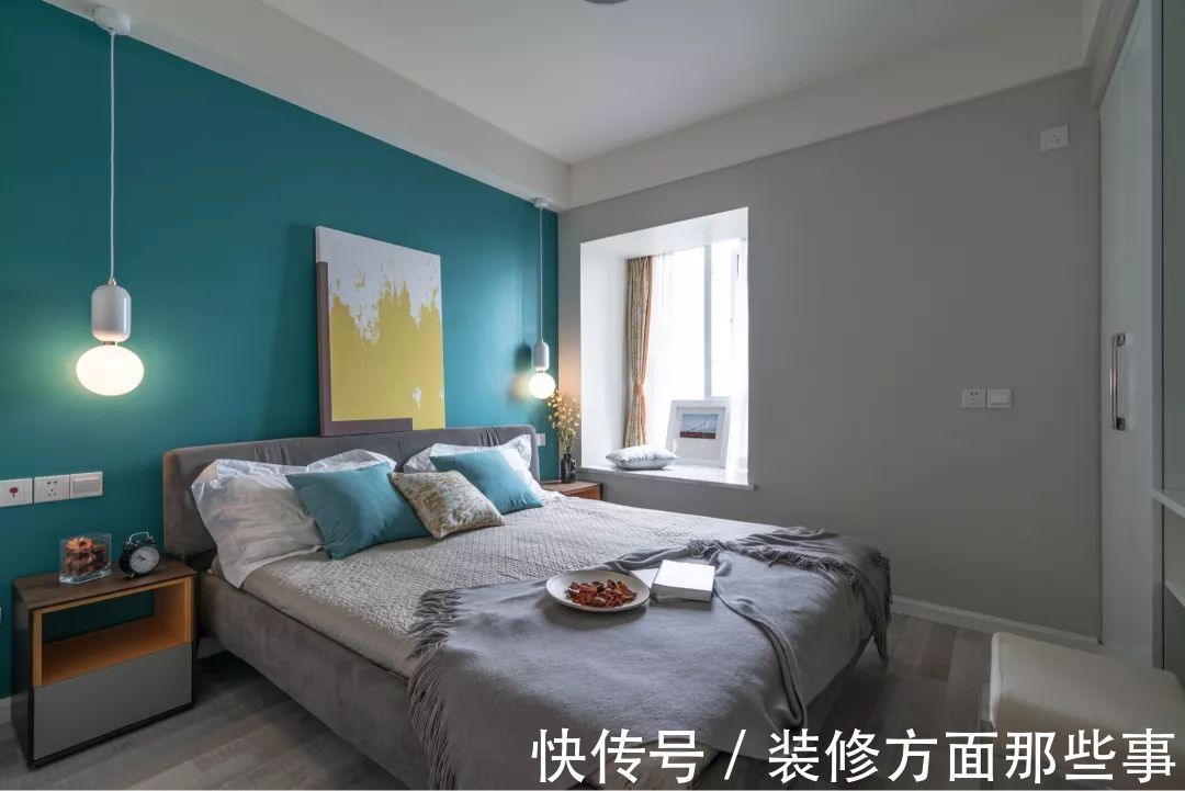 配色|93平北欧风三房，配色舒服，简单装修也很有格调！