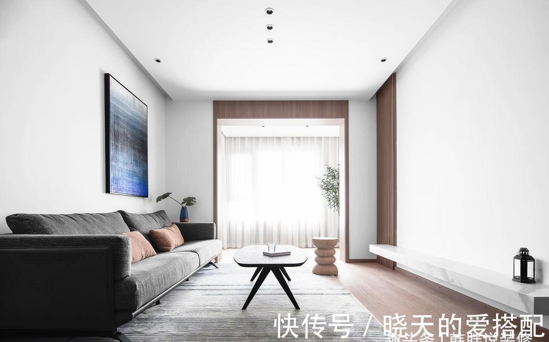 主卧室|98㎡简约三居室,删繁就简,没有花里胡哨的设计,却更加温馨舒适