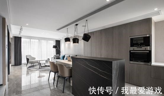 原木质感|230㎡复式轻奢，原木质感背景墙的温馨、时尚与简约！