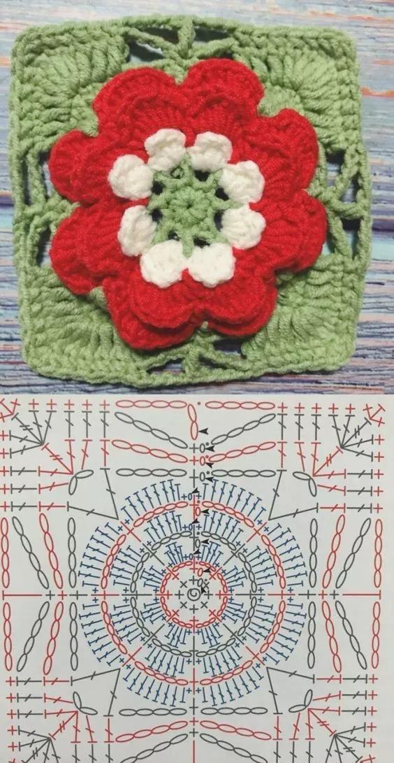 小花片 55款超美的钩花包包,只要会钩不同的花,拼缝在一起,就能做出