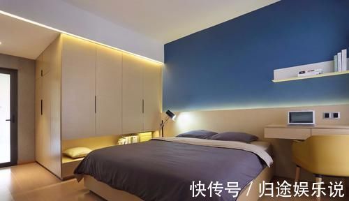 装修|135平米现代简约风格三居室装修图，浓重的色彩，让人过目难忘