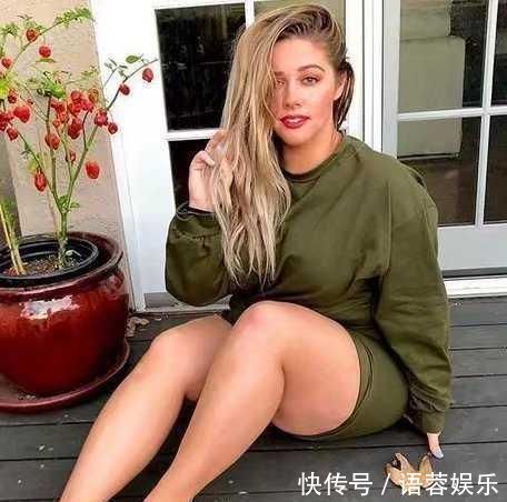 力量训练|乌克兰大码模特,体重168斤,健身塑造迷人身线