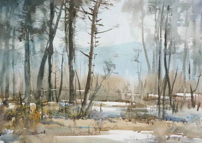 西安美术学院&[第七届庐山水彩节邀请嘉宾]段渊古艺术作品展