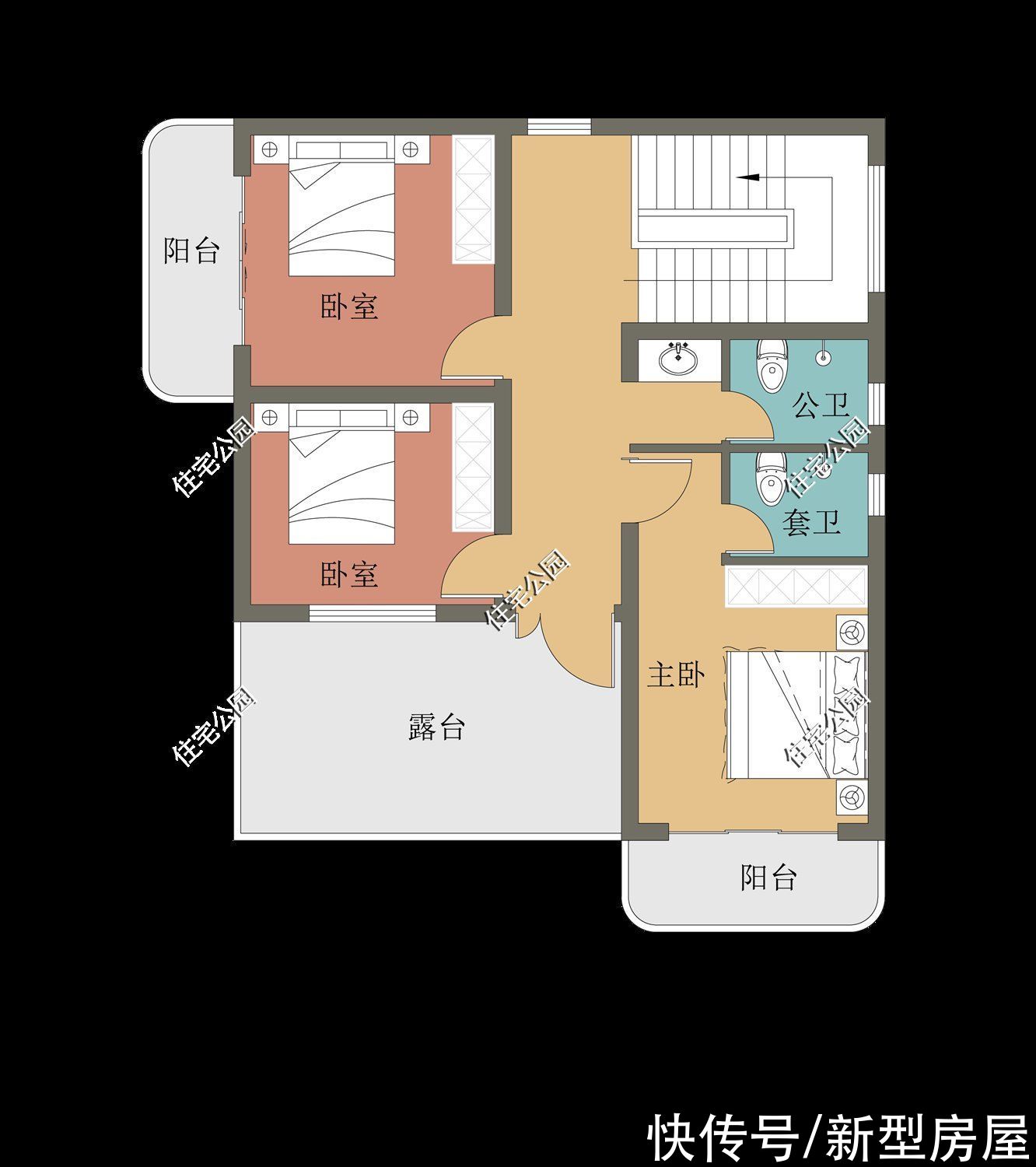 建筑|还在因宅基地小而烦恼？来看看这十套图纸，小天地也有大精彩