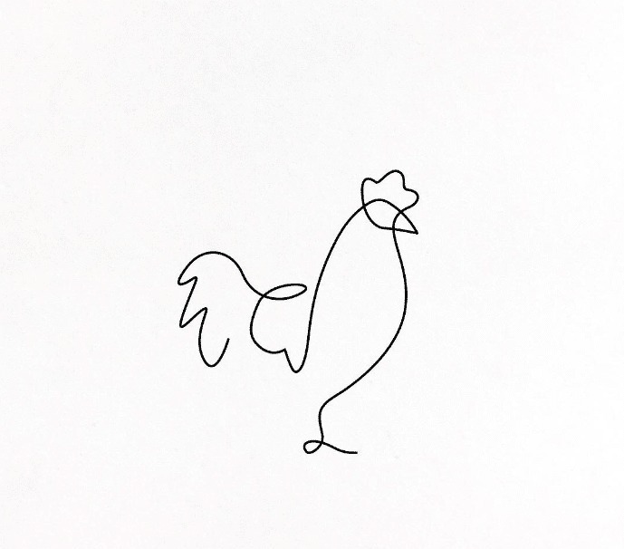 斯特凡妮@不管画什么,他只画一笔,多画一笔都算是输