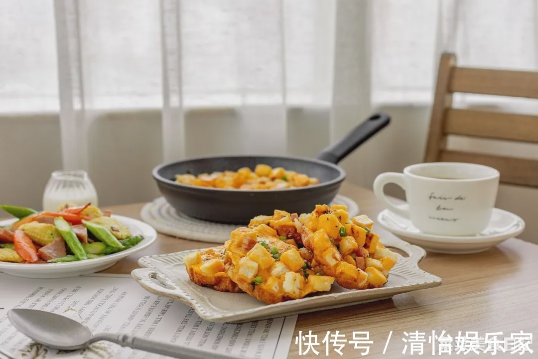 苕面窝|5分钟做好快手早餐!简单营养,2块钱就搞定