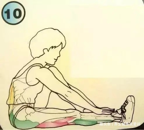 紧绷|一个最全养生拉筋动作,每天只需十分钟,筋长一寸寿延十年!